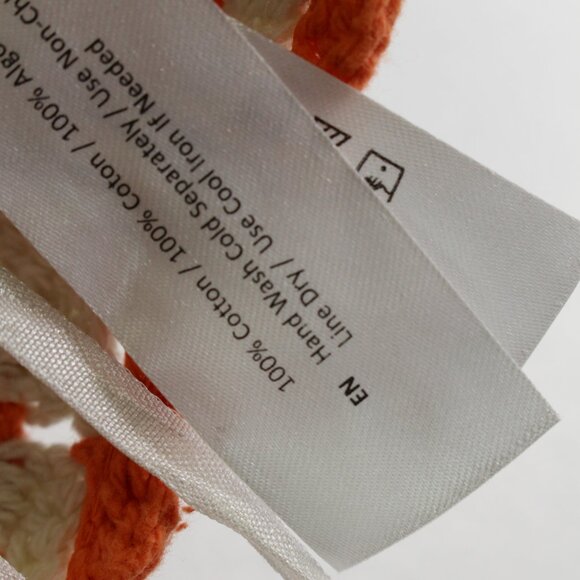 B.O.G. Collective Granny Squares Cotton Knit Halter Top Multicolor Size L - Picture 6 of 6